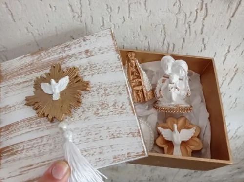 Kit Caixa mdf Convite Padrinhos