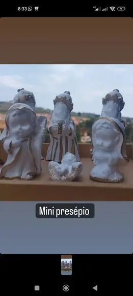 Presepio Sagrada família 10cm 6 peças