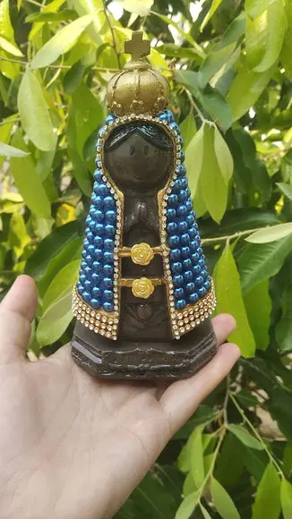 Nossa Senhora Aparecida Baby Pérolas 16cm