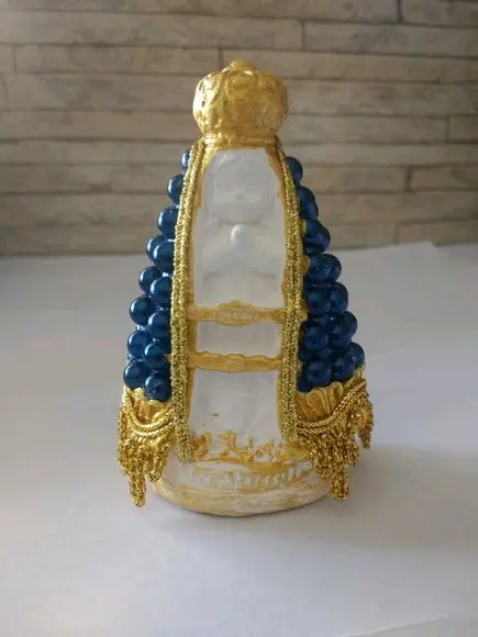 Nossa Sra Aparecida Baby 8.5cm c/ Pérolas