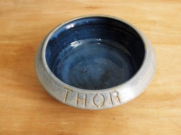 Bebedouro para Cachorro em Cerâmica Artesanal Anti Respingos