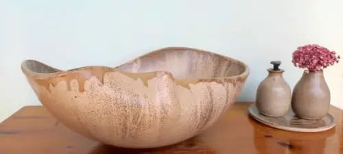 Conjunto Cuba de Apoio, Saboneteira e Aromatizador Capuccino