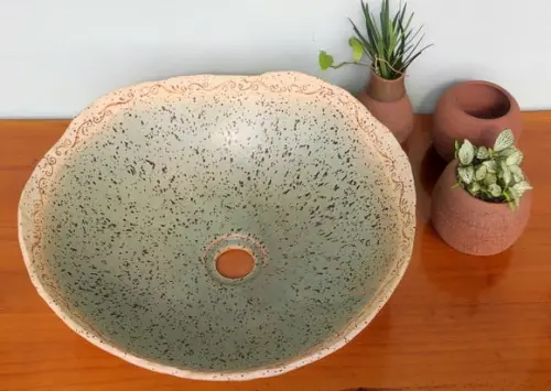Cuba de Apoio Artesanal Marrakech - Bicolor e Exclusiva