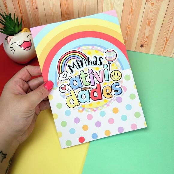 Livrinho de Atividades com Lápis Personalizado