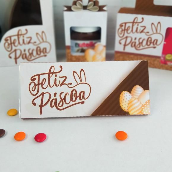 Caixa para Barra de Chocolate 80g Pascoa