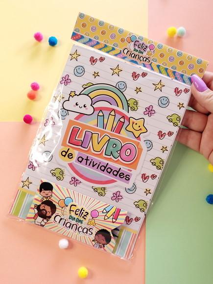 Livrinho de Atividades com Lápis Personalizado