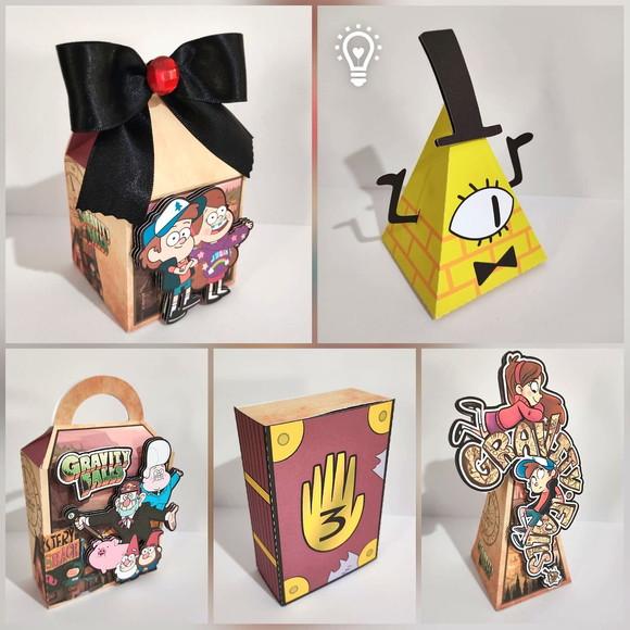 Kit 30 Lembrancinhas Gravity Falls
