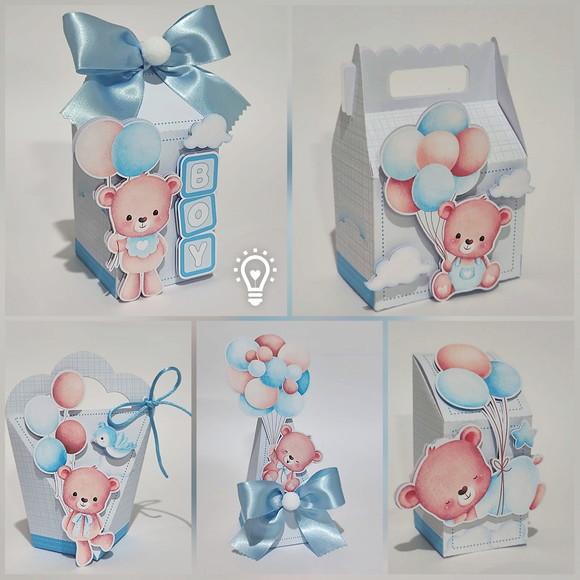 Kit 20 Lembrancinhas Chá Bebê Revelaçao