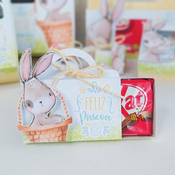 Caixa com Kitkat Pascoa Lembrancinha