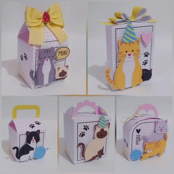 Kit 30 Lembrancinhas Gatinhos