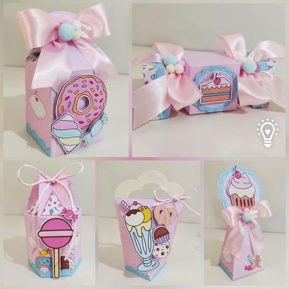 Kit 20 Lembrancinhas Doces Confeitaria
