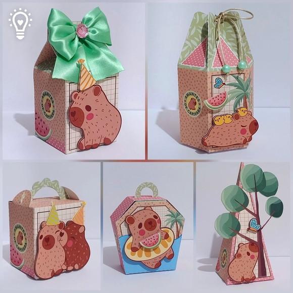 Kit 30 Lembrancinhas Capivara