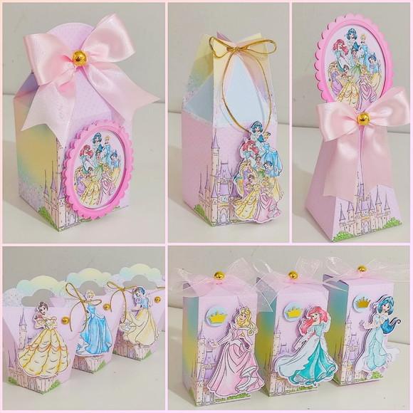 Kit 30 Lembrancinhas Festa Princesas
