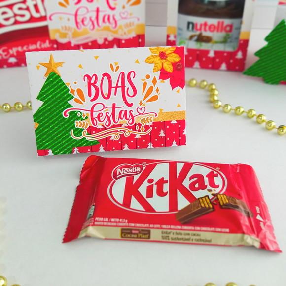 Caixa para Kitkat Natal Lembrancinha