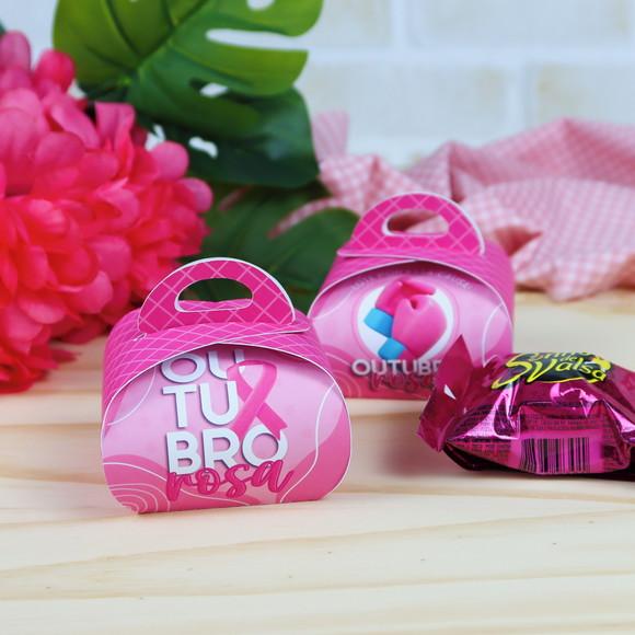 Porta Bombom Outubro Rosa