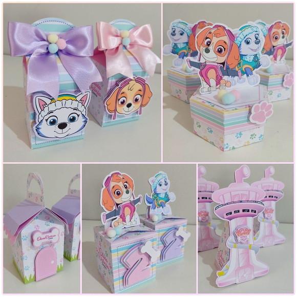 Kit 20 Lembrancinhas Patrulha Canina Skye Pat Patrow