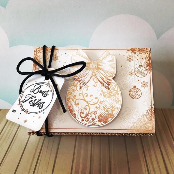 Caixa para 6 Doces Natal Lembrancinha