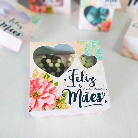 Caixa para 4 Doces Dia das Mães Lembrancinha