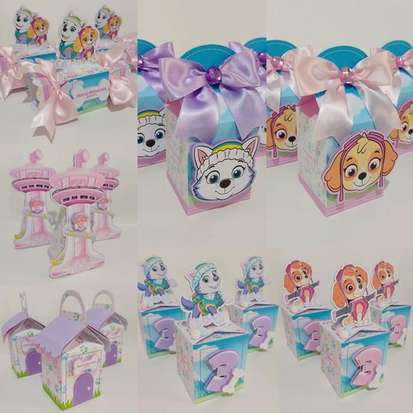 Kit 20 Lembrancinhas Patrulha Canina Skye Pat Patrow