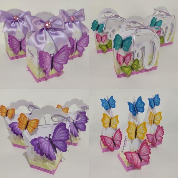 Kit 20 Lembrancinhas Borboletas