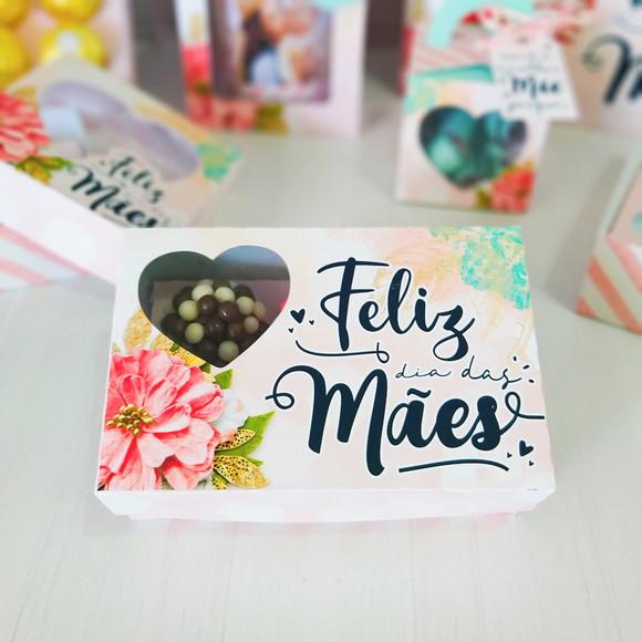 Caixa para 6 Doces Dia das Mães Lembrancinha