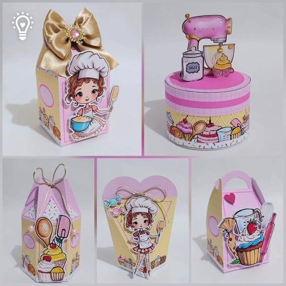 Kit 20 Lembrancinhas Confeiteira