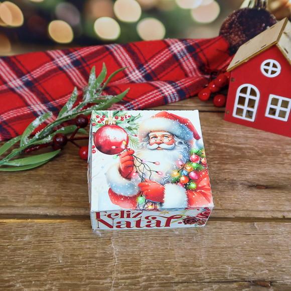 Caixa para 4 Doces Natal Lembrancinha