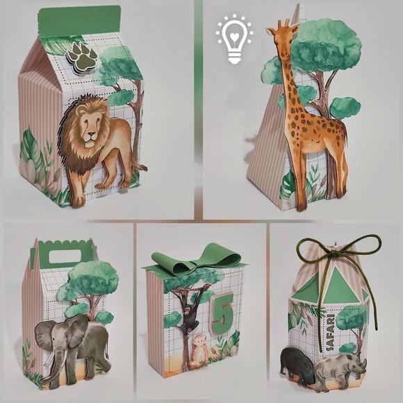 Kit 20 Lembrancinhas Safari