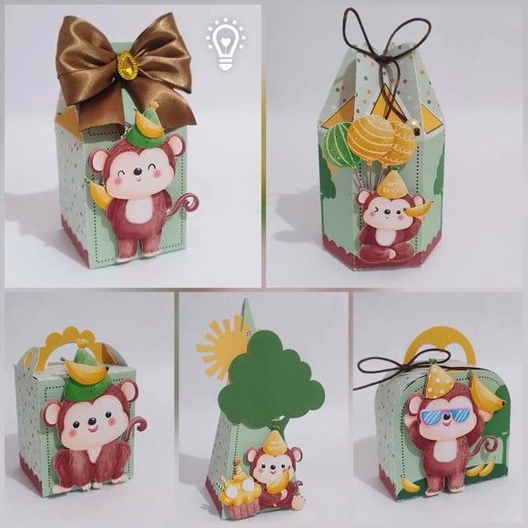 Kit 20 Lembrancinhas Macaco Macaquinho