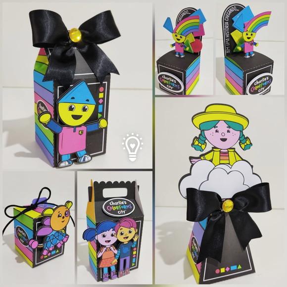 Kit 20 Lembrancinhas Charlie Colorforms City