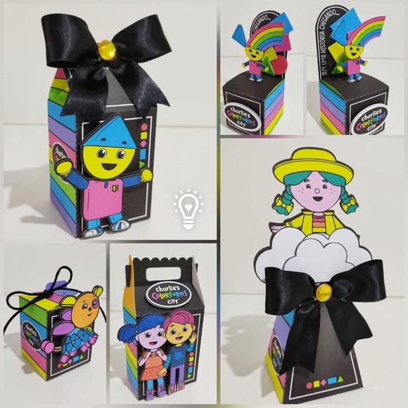 Kit 30 Lembrancinhas Charlie Colorforms City