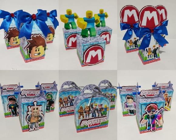Kit 30 Lembrancinhas Roblox