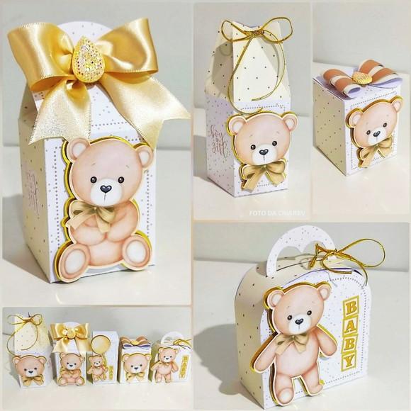 Kit 20 Lembrancinhas Chá de Bebê Revelação