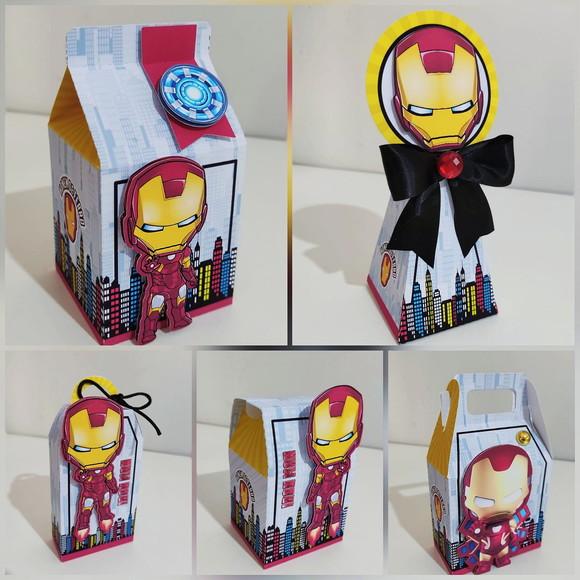 Kit 20 Lembrancinhas Homem de Ferro
