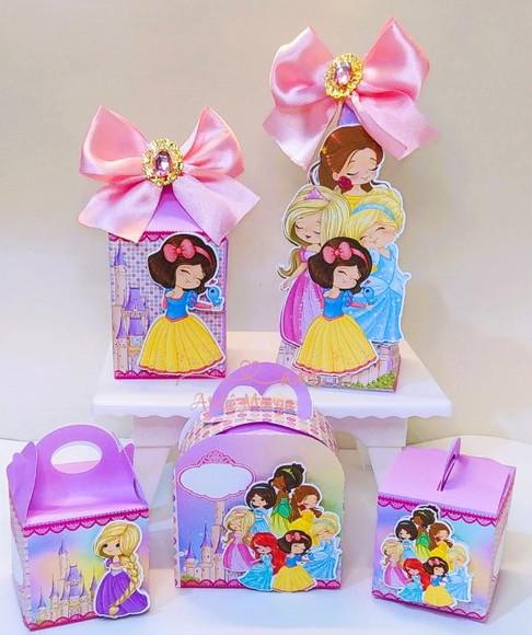 Kit 20 Lembrancinhas Festa Princesas