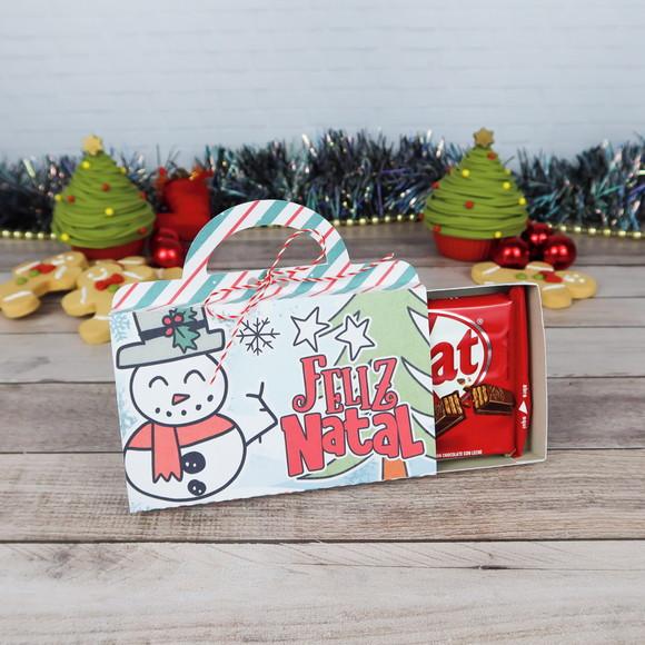 Caixa para Kitkat Natal Lembrancinha