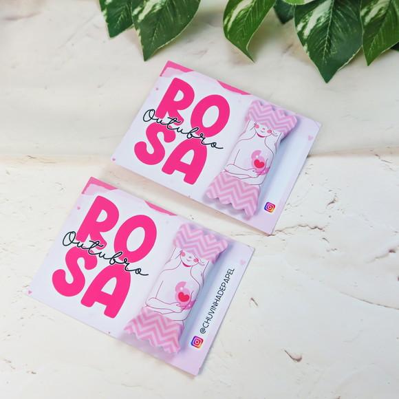 Card com Bala Outubro Rosa