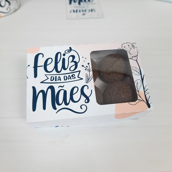 Caixa para 6 Doces Dia das Mães Lembrancinha