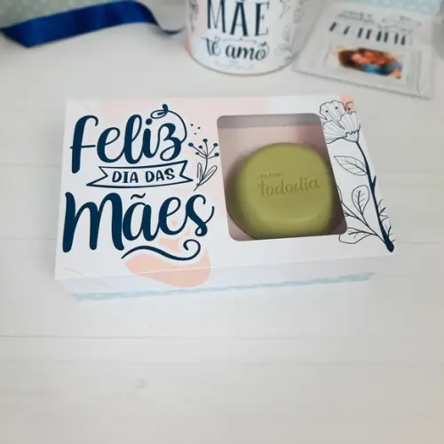 Caixa para 2 Sabonetes Natura Dia das Mães Lembrancinha