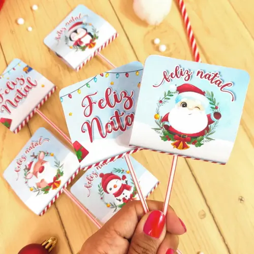 Pirulito Personalizado Natal