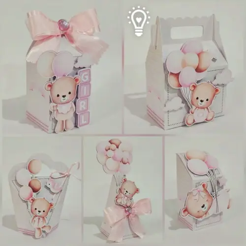 Kit 30 Lembrancinhas Chá Bebê Revelaçao