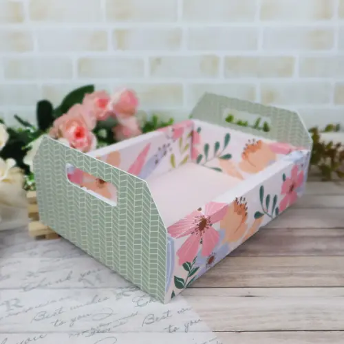 Cesta Floral Dia das Mães Lembrancinha