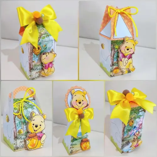 Kit 30 Lembrancinhas Ursinho Pooh