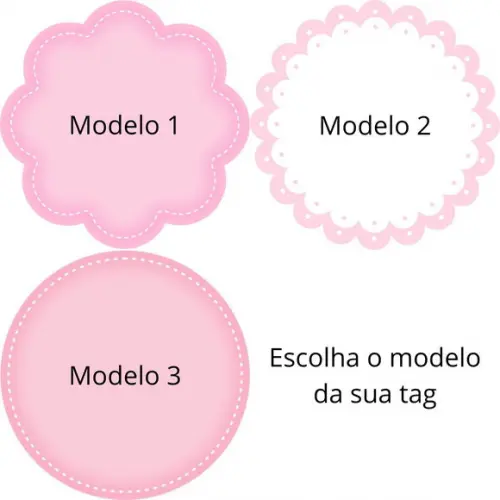 Tag Redonda Personalizada