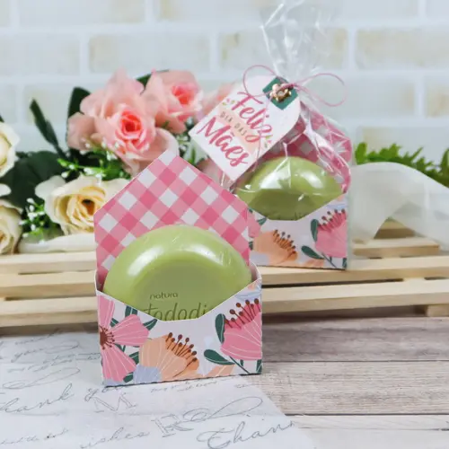 Caixinha Envelope para Sabonete Dia das Mães Lembrancinha
