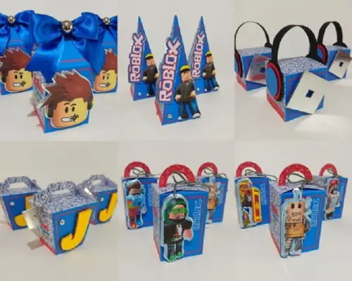 Kit 30 Lembrancinhas Roblox