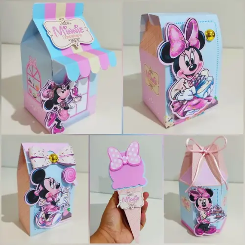 Kit 20 Lembrancinhas Minnie Confeitaria