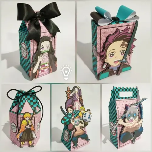 Kit 30 Lembrancinhas Demon Slayer