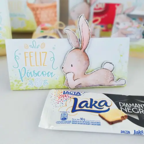 Caixa para Barra de Chocolate 80g Pascoa