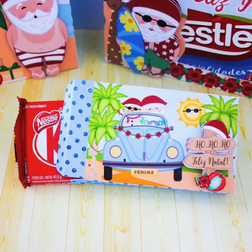 Caixa para Kitkat Natal Lembrancinha